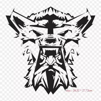 Голова берсерка, берсерк, термопереносная печать, виниловые нашивки, наклейки для одежды, аппликации «сделай сам», моющиеся нашивки