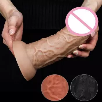 Голова демона двухслойный жидкий силиконовый поддельный пенис женский мастурбатор взрослые сексуальные товары имитация мужчины