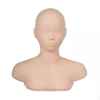 Голова для обучения практике, манекен, удлинитель, кукла, гибкая, мягкая, макияж для лица