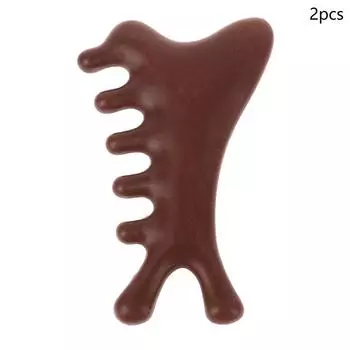 Голова Глаз Кожа головы Разблокировка Меридианов Массажная Расческа 4в1 Массажная Расческа из Сандалового Дерева Расческа для Меридианов Головы Расческа для Кожи Головы Глаз Плечо Шея Скребок 2pcs