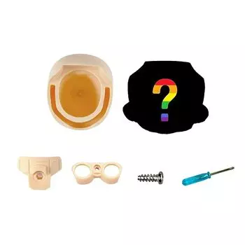 Голова куклы YMY, случайная пустая замена лица, шарнирная головка куклы, аксессуары 1/12 для тела куклы в масштабе