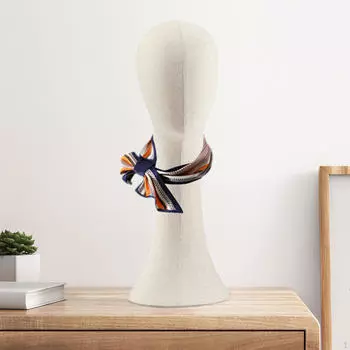 Голова манекена для демонстрации шляп, профессиональный держатель для парика из льна, стойка для хранения шапок для гарнитуры, short neck