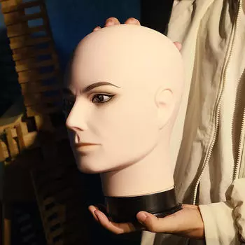 Голова манекена для мужчин, держатель для показа накладных волос, стойка для шляп, профессиональный, устойчивый манекен из ПВХ