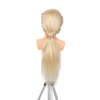 Голова манекена для плетения Голова манекена для парикмахера Профессиональная косметологическая голова-пустышка бежевый