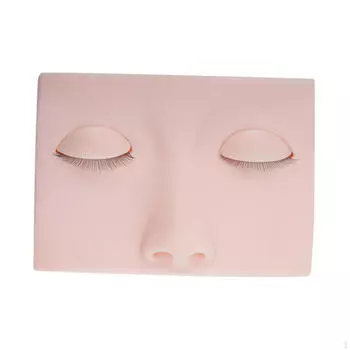 Голова манекена для ресниц Портативная учебная макияжная терапия для век Умывание лица C