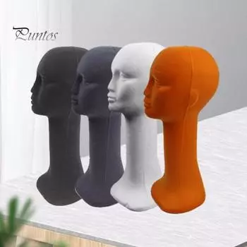 Голова манекена многоразовый парик шляпа шарф очки ювелирные изделия стенд держатель DIY рисунок салон фото реквизит голова портрет оранжевый