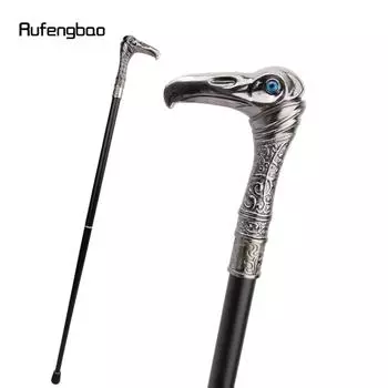 Голова орла, роскошная декоративная трубка небольшого диаметра, трость, элегантная мода, косплей, сплав, посох, винтажная трость 93 см