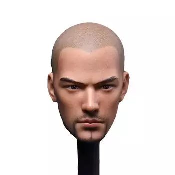 Голова скульптура монаха бога войны голова резьба подходит 12 дюймов мужская фигурка 1/6 (р)