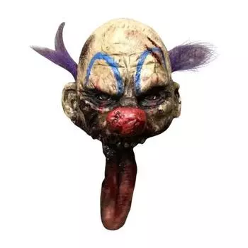 Голова зомби Хэллоуин украшение смола страшная отрубленная голова с подвижным языком для вечеринки на Хэллоуин в помещении на открытом воздухе бар дом с привидениями декор C
