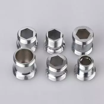 Головка для переноса резьбы Латунный соединитель для ванной комнаты, кухонный кран, носик, аксессуары M24-M22