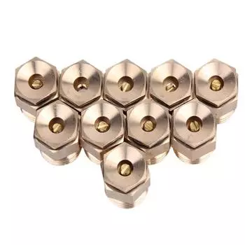 Головка для полива резьбы 360 градусов Разбрызгиватель Соединитель для орошения Распылительная насадка для распыления тумана золотой