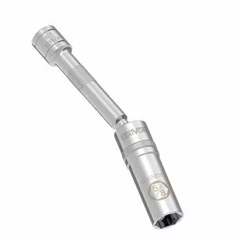 Головка для свечей зажигания Универсальная головка Магнитная головка для свечей зажигания 15,8 мм (5/8 ) Магнитная поворотная головка для свечей зажигания, 9,5 мм (3/8 ) Диск x