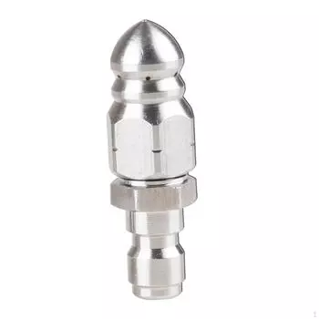 Головка канализационной насадки для мойки высокого давления, прочный из нержавеющей стали, быстродействующий соединитель 1/4 дюйма, 5000 фунтов на квадратный дюйм