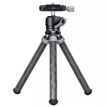 Головка мини-штатива Leofoto Black Carbon, стандартный импортный продукт MT-02C+LH-22, комплект/домашний чёрный