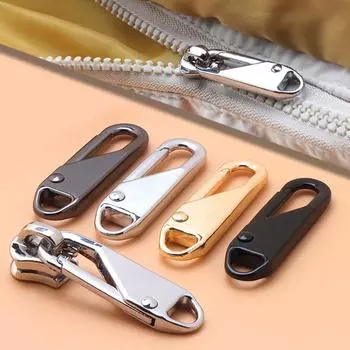 Головка молнии Универсальный мгновенный комплект для ремонта молнии Замена сломанной пряжки Дорожная сумка Чемодан Головка молнии DIY Швейное ремесло 3.7cm 1.45in