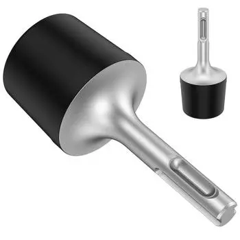 Головка молотка с круглым хвостовиком из ванадиевой стали, износостойкая головка молотка, аксессуары для молотка для забивания металлического листа, настенной плитки хаки