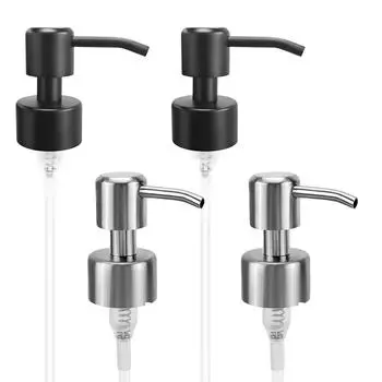 Головка насоса 1 шт., нержавеющая сталь, серебристая/черная