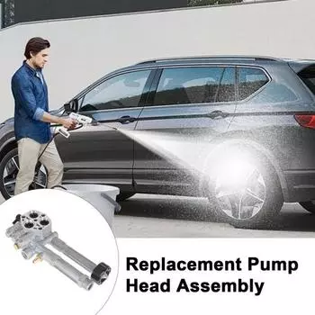 Головка насоса для мойки высокого давления Аксессуары Нержавеющий Устойчивый к коррозии Простота установки Насос для мойки высокого давления