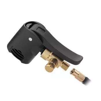 Головка насоса для накачивания герметичная прямая замена 2 в 1 Presta Schrader совместимый разъем для накачки автомобильных шин для велосипеда A