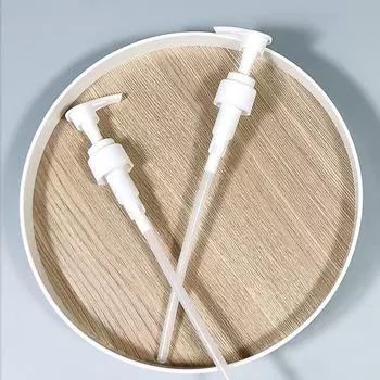 Головка насоса из белого пластика с 24 зубцами для шампуня ATREUS Ginger и средства для стирки нижнего белья Zhifulian 24 teeth белый