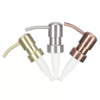 Головка насоса из полированной медной нержавеющей стали для элегантных дозаторов жидкостей A