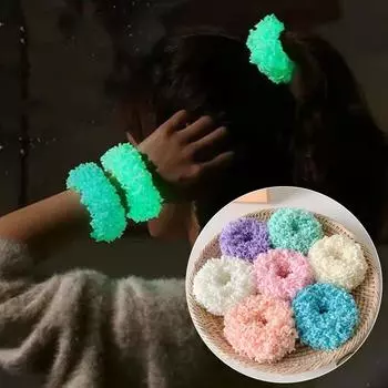 Головка ночника из 7 предметов с высокой эластичной головкой и хвостиком для девочек