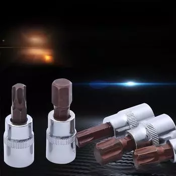 Головка отвертки среднего давления 3/8 с шестигранником, крестообразным шлицем, шлицем Pozi, 10 мм Hexagon H5