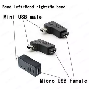 Головка переноса USB на Mini USB Разъем USB Разъем Micro USB Женский Micro USB Конвертер USB-адаптер