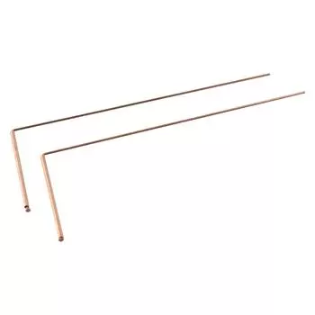 Головка-плоская медная проба Головка-круглая металлическая проба стержень 2 палки single head-ball