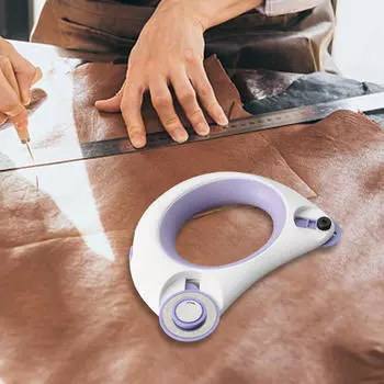 Головка роторного резака для резки кожи фиолетовый