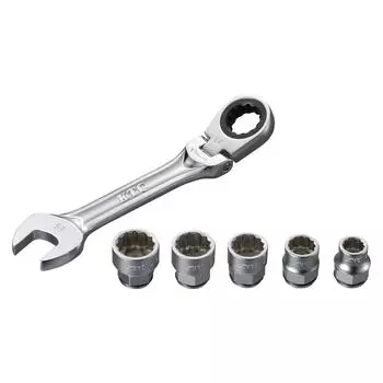 Головка с храповым механизмом Kyoto Machinery Tools S TBZ1406 (КТК) серебряный