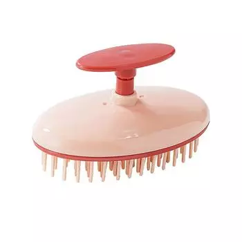 Головка щетки для шампуня Массажная расческа для кожи головы Удаление перхоти Снятие зуда Расчески для волос Сухие и влажные парикмахерские инструменты для салонов синий