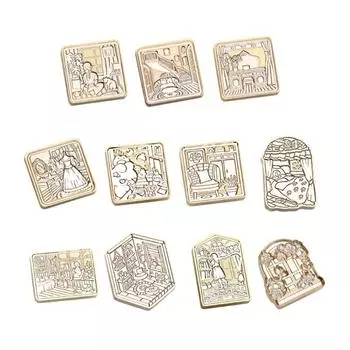 Головка штампа из сургуча для печати конверта свадебного приглашения своими руками для скрапбукинга, шаблон дома Головка штампа из сургуча X3UC