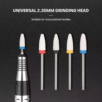 Головка сверла для ногтей 2,35 мм, быстросъемная, быстро вращающаяся, легкая, универсальная, высокопрочная шлифовальная машина для салона синий