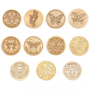 Головка уплотнения-бабочки, многофункциональная голова художественного уплотнения «сделай сам», круглая для свадебных приглашений B