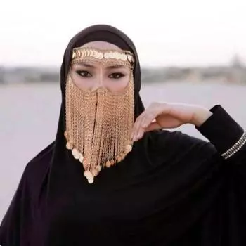 Головная цепочка с регулируемым дизайном для ночного клуба, бара, вечеринки, металлическая кисточка, головной убор для женщин, занавеска для лица фиолетовый