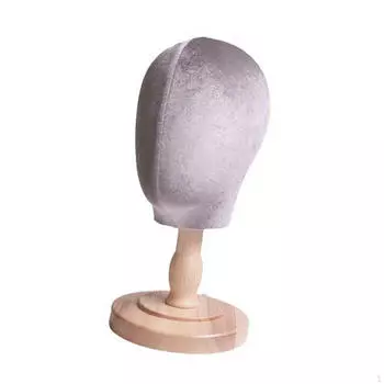 Головная подставка для манекена, шляпа для красоты, обучение парикмахера Wood Base