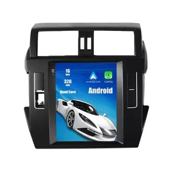 Головное устройство Android Radio CarPlay, автомагнитола, автомобильная стереосистема для Toyota Prado 2014 2015 2016 9.7 белый