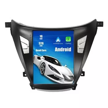 Головное устройство Android Radio CarPlay, автомагнитола, автомобильная стереосистема для Hyundai Elantra 2016 9.7 белый