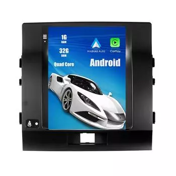 Головное устройство Android Radio CarPlay, автомобильное стерео авторадио для Toyota Land Cruiser 2007-2015 9.7 белый