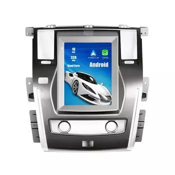 Головное устройство CarPlay с Android, авторадио, автомобильная стереосистема для Nissan Patrol 2017 2018 2019 2020 2021 2022 9.7 белый