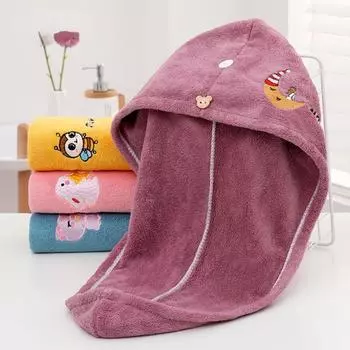 Головной платок, экономящий время, быстросохнущая шапочка для волос, банная повязка для волос, быстросохнущее полотенце, шапочка для душа фиолетовый