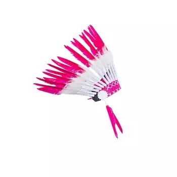 Головной убор американского вождя индейцев фотореквизит для сценического косплея чёрный