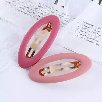 Головной убор, держатель для хвоста, аксессуары для волос, шпилька в корейском стиле, матовая пружинная заколка-зажим для волос чёрный