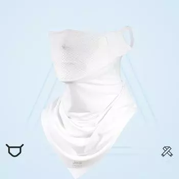 Головной убор из ледяного шелка, солнцезащитная маска на все лицо, летние велосипедные волшебные банданы для мужчин и женщин, полотенце для рыбалки чёрный