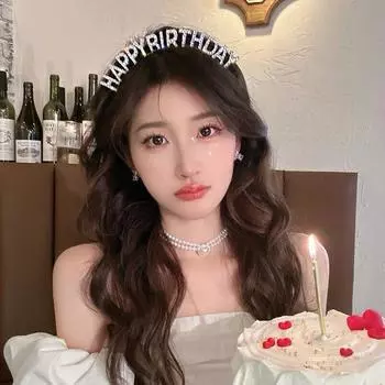 Головной убор на день рождения Аксессуары для волос Королева Лорд Корона Шпилька для вечеринки Новогодний головной убор Декоративная подставка Ободок Ободок