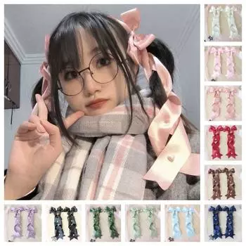 Головной убор с перекрестным ремешком в форме сердца, пучки, косички, повязка для волос, шелковая лента, бант, заколка для волос, укладка волос красный