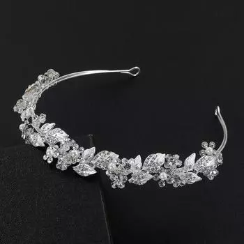 Головной убор в стиле Xiuhe, ретро-ободок с кристаллами и цветами, украшения для свадебной фотостудии, аксессуары для волос, свадебный ободок ручной работы для девочки золотой
