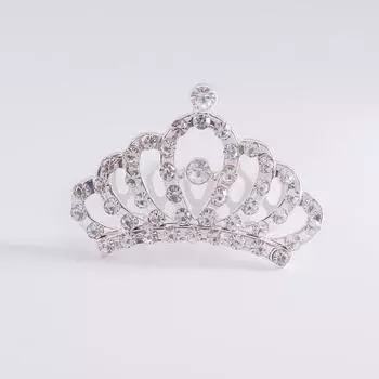 Головной убор в виде короны, детское платье принцессы для выступлений, аксессуары для волос, маленькая вставная корона, гребень, шпилька, заколка для волос, корона для девочек, подарок на день рождения