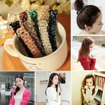 Головные уборы для девочек, женские заколки для волос, заколка для волос с кристаллами и стразами